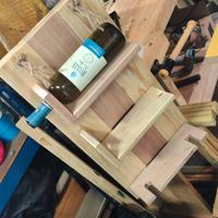 porta bottiglie da parete 