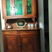 STUPENDO  BUFFET MOLTO ANTICO  TUTTO LEGNO 