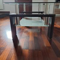 Tavolino vetro e wenge