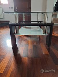 Tavolino vetro e wenge