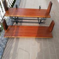 2 mensole in legno