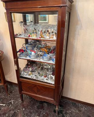 VETRINA IN LEGNO, 4 RIPIANI