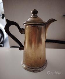 CAFFETTIERA ANTICA OTTONE