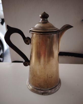 CAFFETTIERA ANTICA OTTONE