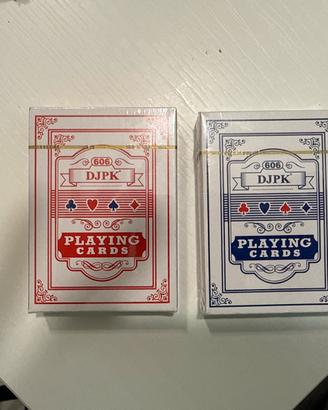Carte da poker – 2 mazzi nuovi