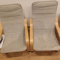 coppia poltroncine poang