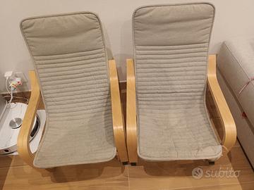 coppia poltroncine poang