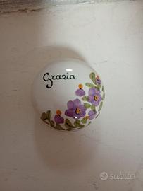 porta pillole in ceramica 