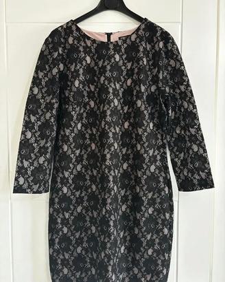 Vestitino Nero e Rosa in Pizzo