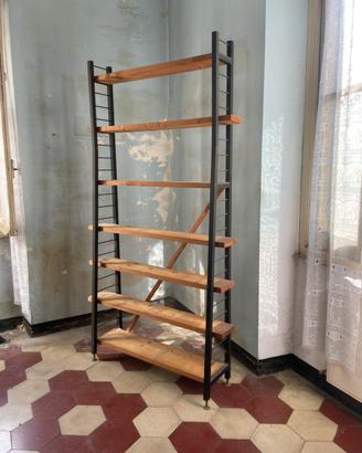 Coppia grandi librerie gemelle modernariato