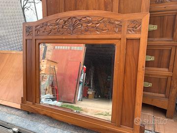 Camera da letto singola stile liberty