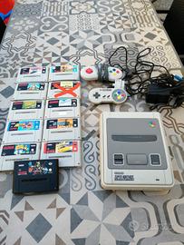 console completa Nintendo snes più giochi