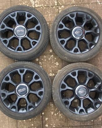 Cerchi in lega Fiat 500L trekking sport 17 nero