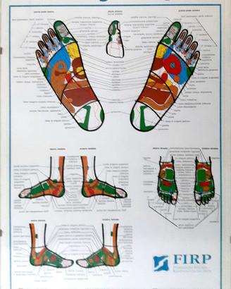Tavole per reflessologia plantare
