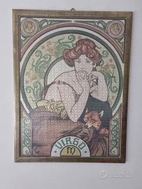 Puzzle incorniciato Art Nouveau vergine 68x84 cm