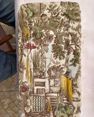 Vassoio Rettangolare Vintage Ceramica Inglese Myot