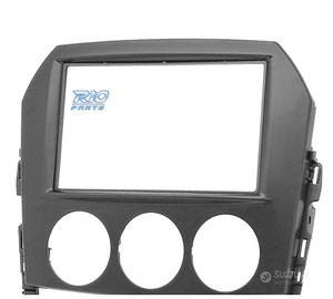 CORNICE NERA PER AUTORADIO 2-DIN PER MAZDA MX-5 MI