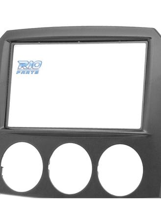 CORNICE NERA PER AUTORADIO 2-DIN PER MAZDA MX-5 MI