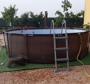 Piscina INTEX rotonda+ motore a sabbia 11355L/H