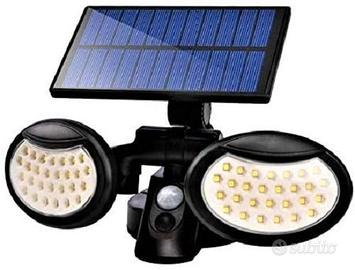 Luce solare LED 30W sensore 56 COB IP65 270°