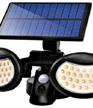 Luce solare LED 30W sensore 56 COB IP65 270°