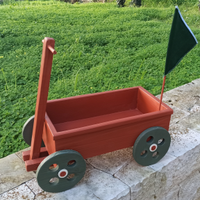 Carretto giocattoli in legno