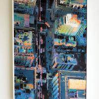 Quadro New York Taxi. Streetart.