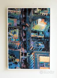 Quadro New York Taxi. Streetart.