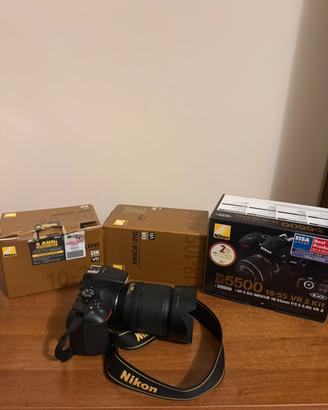 Nikon D5500 + obiettivi