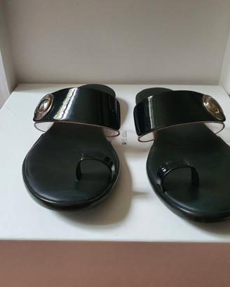 Hogan Infradito Pelle Colore Nero