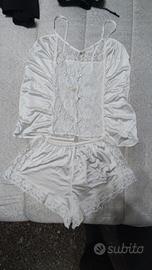 lingerie con pizzo bianco 