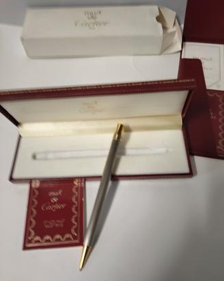Penna Must di Cartier,  - Acciaio Satinato - Nuova