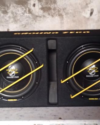 impianto subwoofer auto