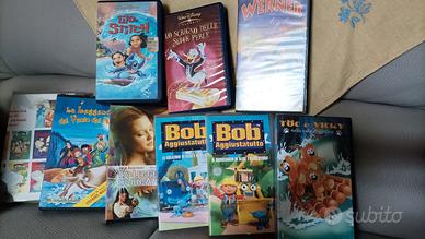 videocassette film cartoni animati 