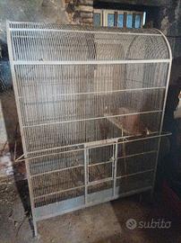 Gabbia per animali in ferro battuto