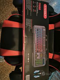 T-WOLF TF600 Combo Tastiera + Mouse RGB
