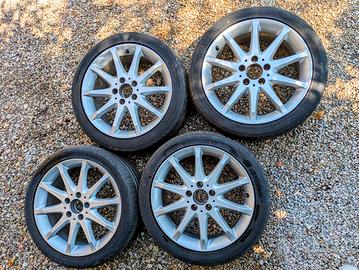4 CERCHI IN LEGA ORIGINALI MERCEDES R17 + GOMME ES