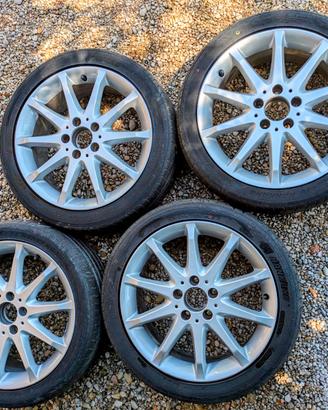 4 CERCHI IN LEGA ORIGINALI MERCEDES R17 + GOMME ES