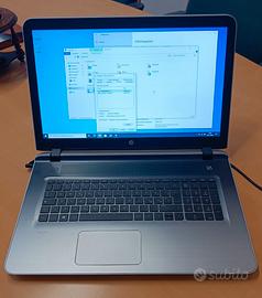 Notebook HP 17,3" SSD 500GB 8GB RAM AMD A10 Win 10