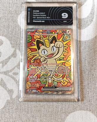 Meowth ex- Equilibrio Perfetto-aigrading 9