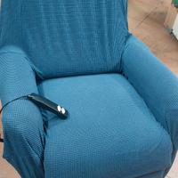 poltrona relax 2 motori con batteria