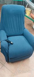 poltrona relax 2 motori con batteria