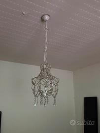 Lampadario vintage con gocce