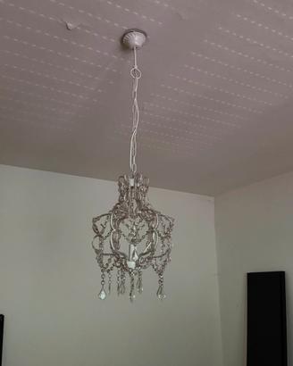 Lampadario vintage con gocce