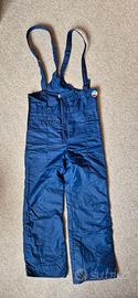 salopette sci uomo Eliana vintage tg 50 bluette