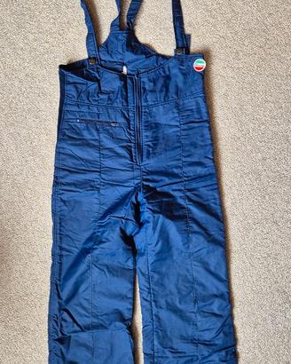 salopette sci uomo Eliana vintage tg 50 bluette