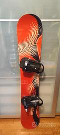 Snowboard 157 + attacchi M + caschetto 