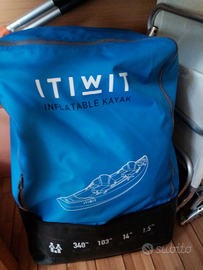 Canoa gonfiabile 2 posti