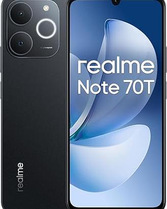 realme Note 70T Smartphone 4GB+128GB Nero nuovo