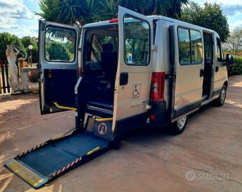 Fiat Ducato 7 posti TRASPORTO DISABILI 2 CARROZZIN